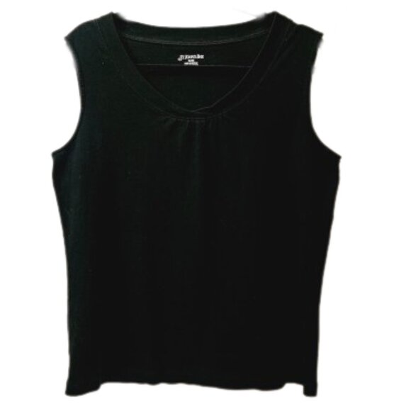St John's Bay Black Tank Top - XL - Picture 1 of 7